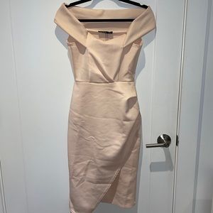 NWT Off the Shoulder Midi Wedding Guest Dress